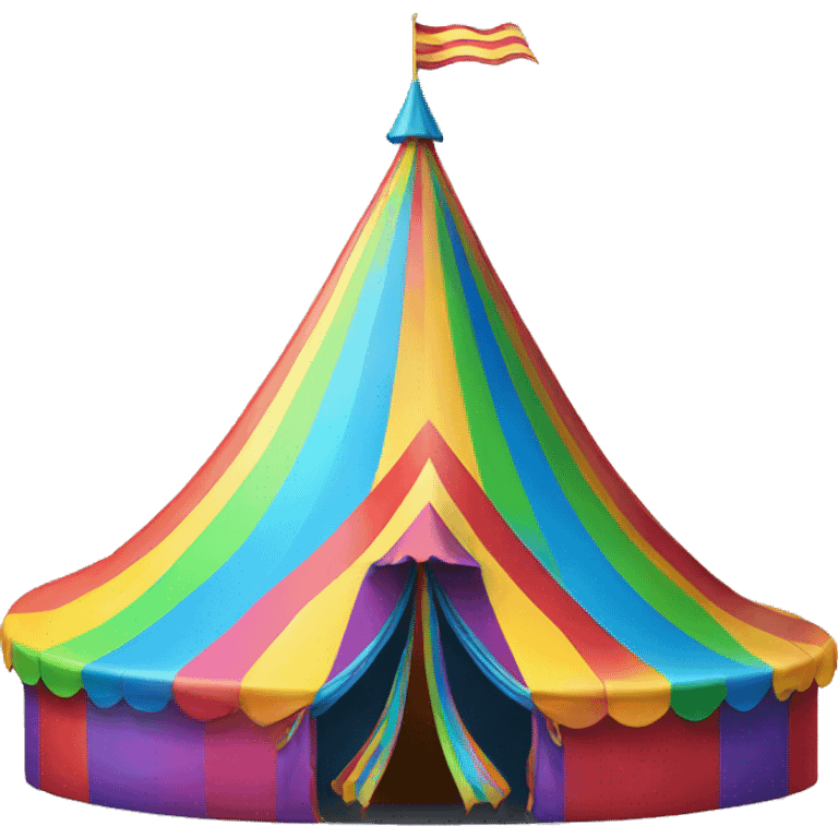 rainbow big top emoji