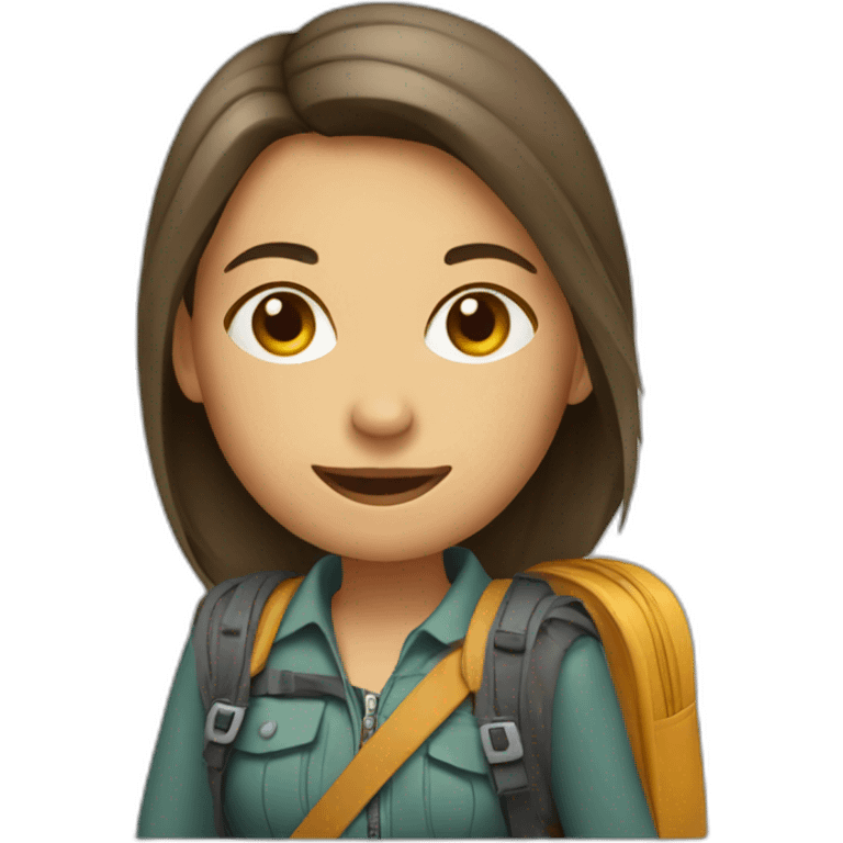 Travel girl emoji