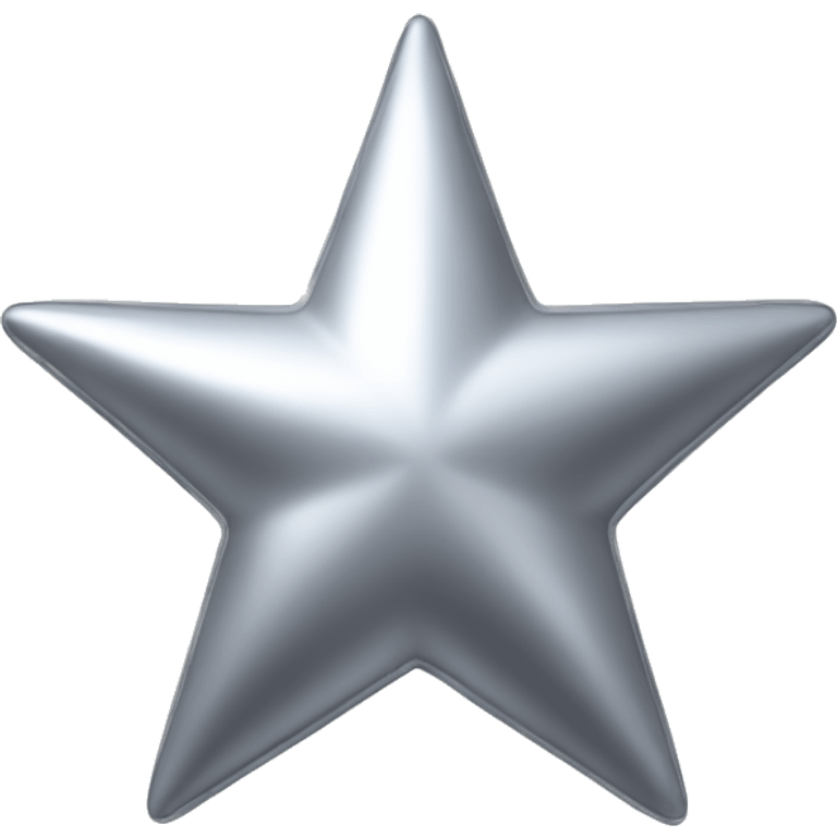 Silver star emoji