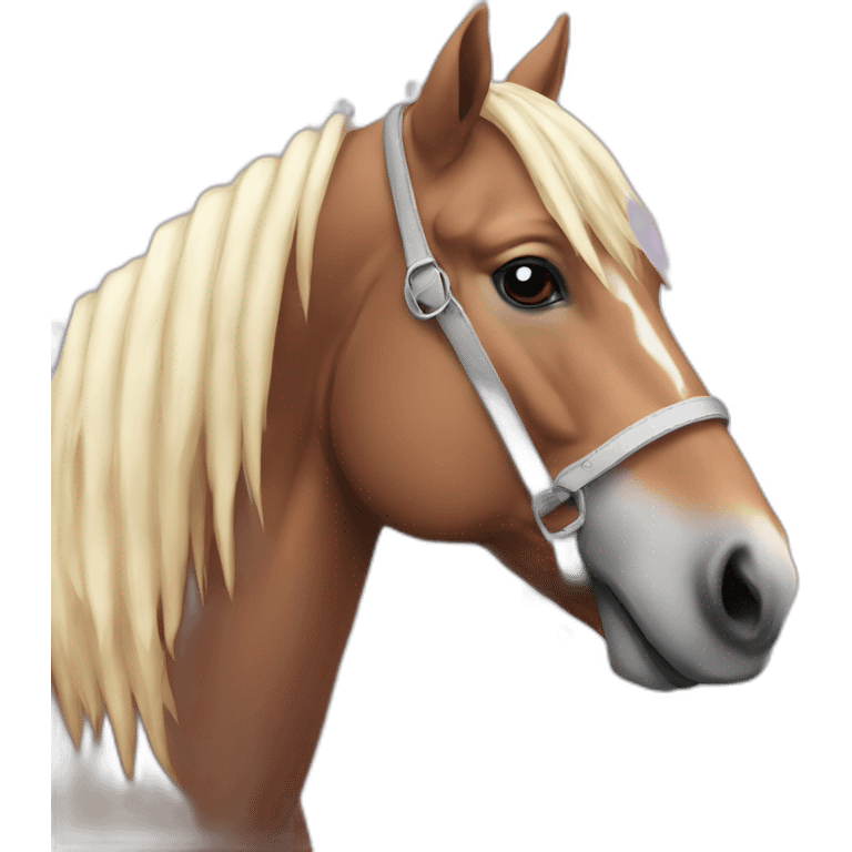 Horse cover by disco balls emoji