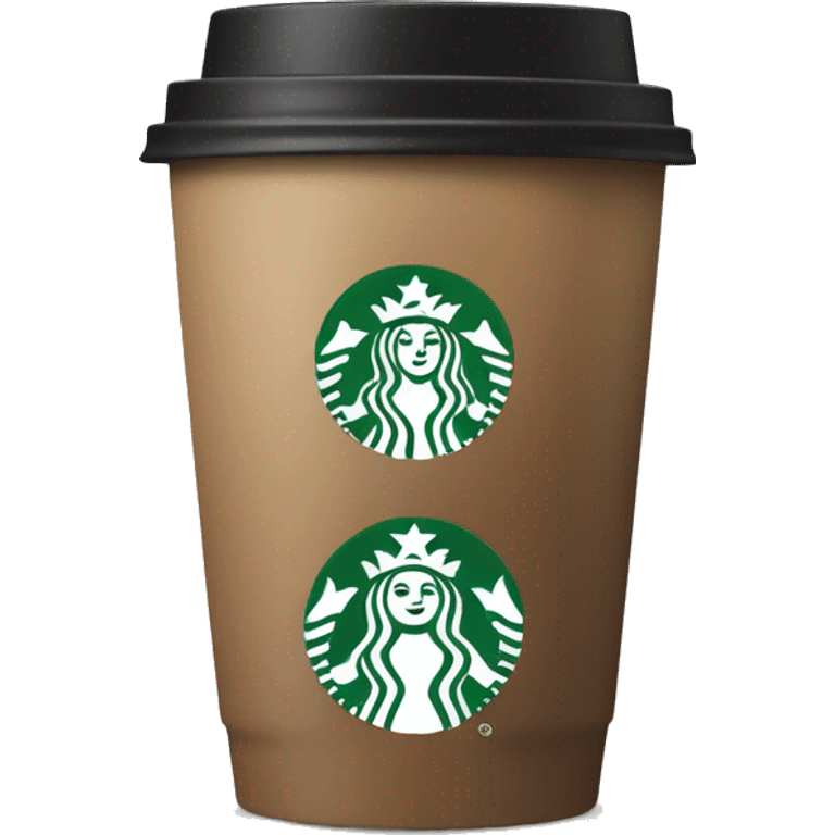 Starbucks regular short coffee emoji