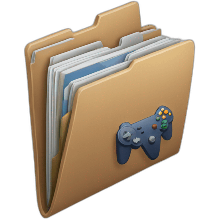 folder of video games emoji