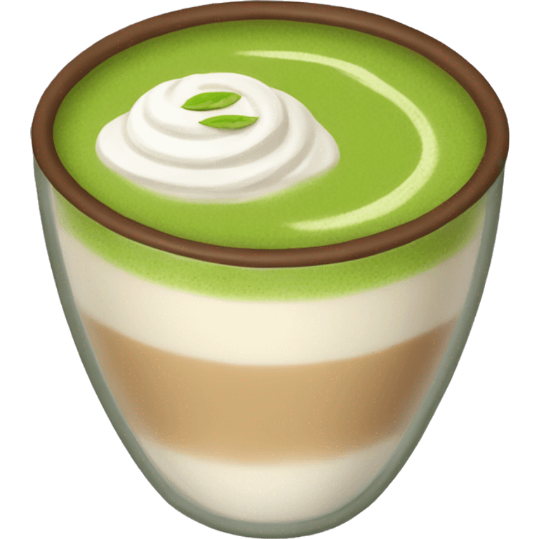 Matcha latte  emoji