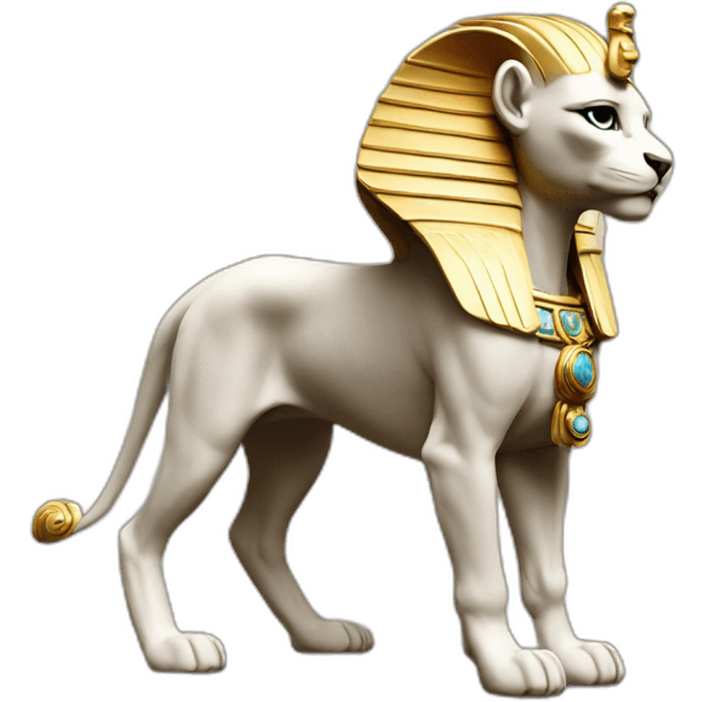 Sphinx sur un cheval emoji