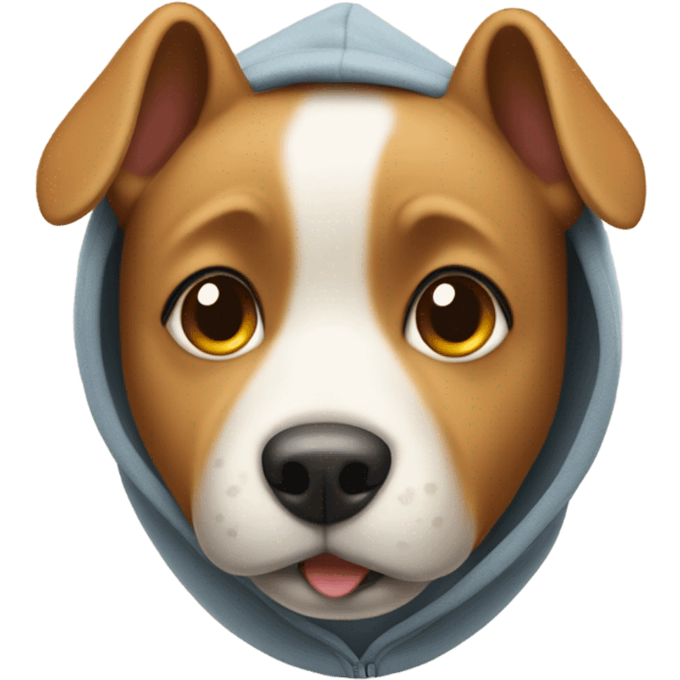 dog in a hoodie emoji