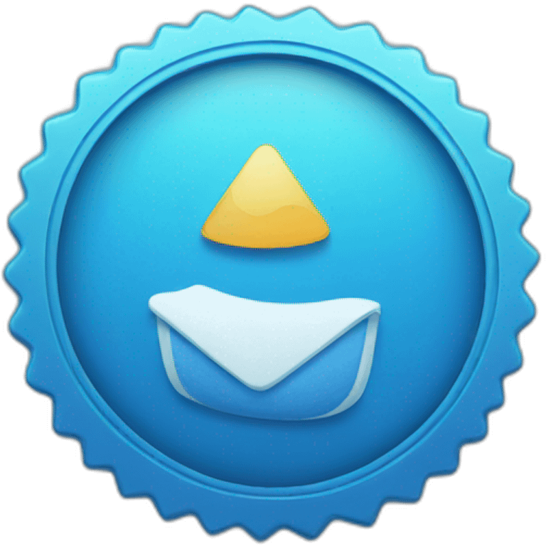 Blue verified badge emoji