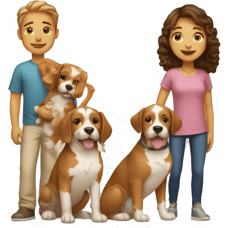 FAMILY with cat and Dog emoji