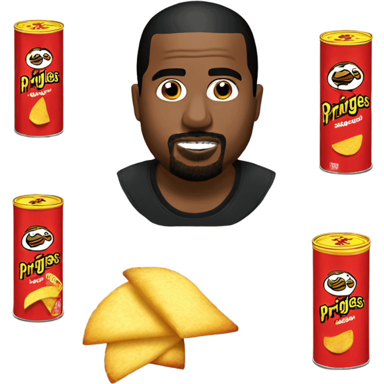 mexican kanye west with pringles  emoji