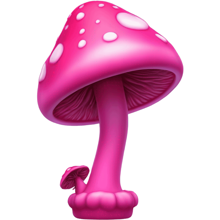 Pink mushroom bong emoji