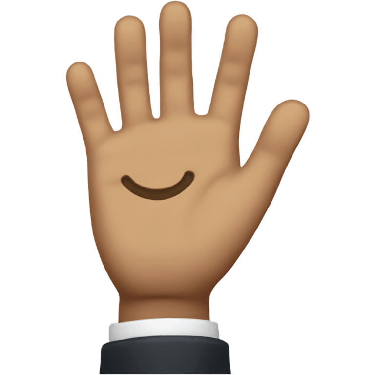 Talk to the hand  emoji