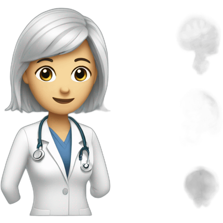 Radiology-doctor-woman emoji