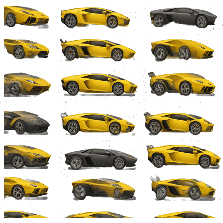 Lamborghini car emoji