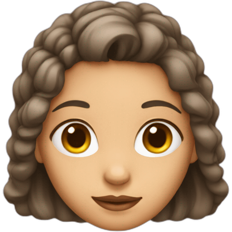 A girl  emoji