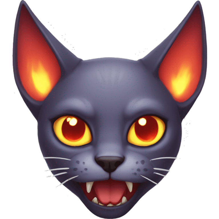 demon cat demonic emoji