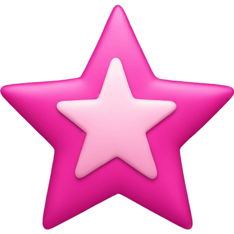 Pink Star emoji