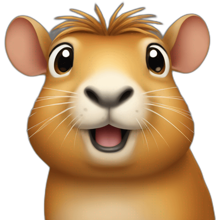 Capivara funny emoji