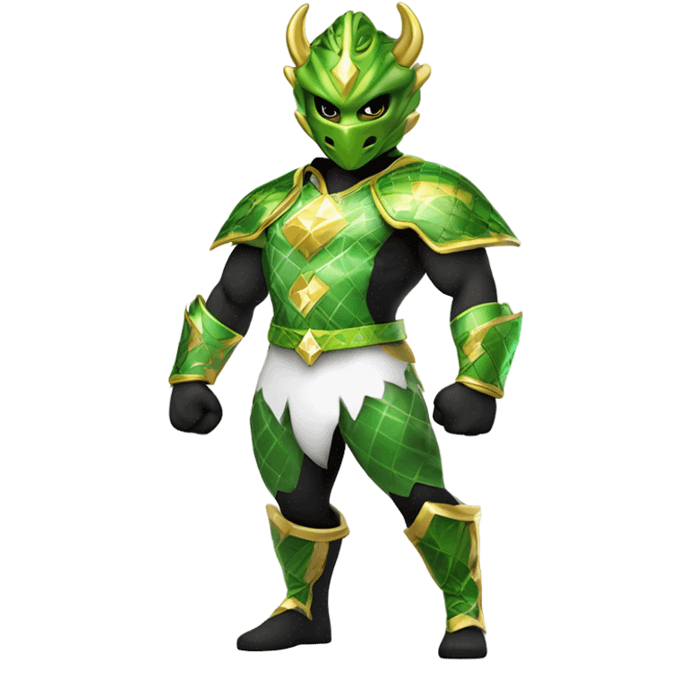 Green power ranger emoji