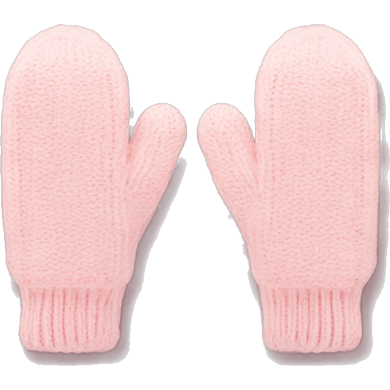 baby pink mittens cozy emoji