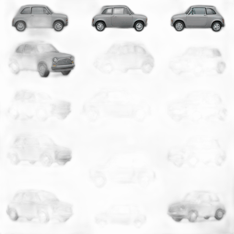 gray FIAT car emoji