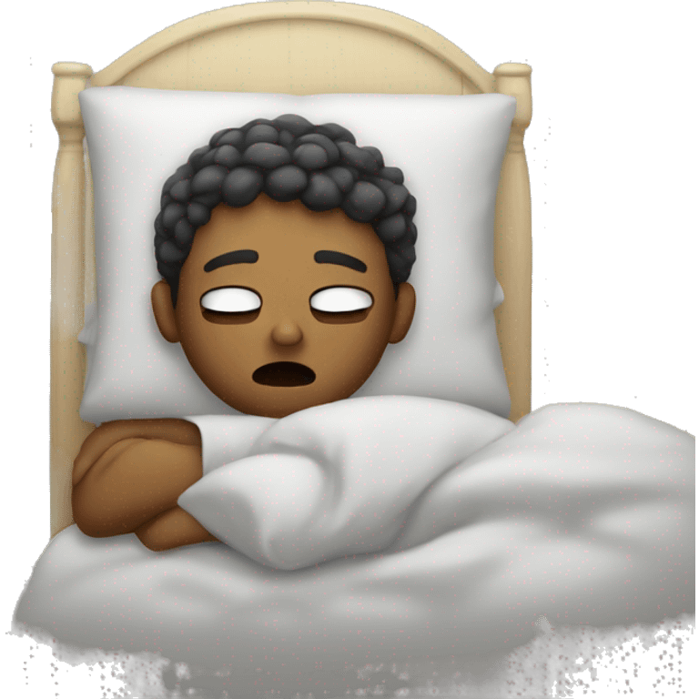 Trying hard to sleep  emoji