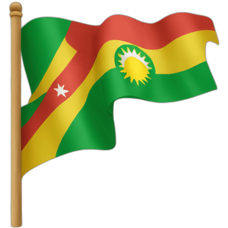 Kurdish flag emoji