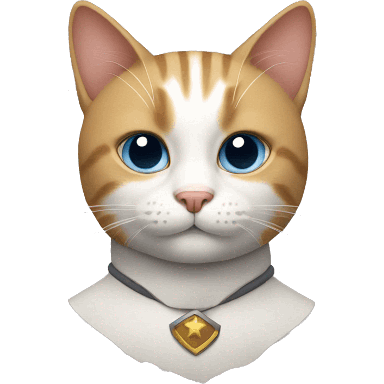 A cat hero  emoji