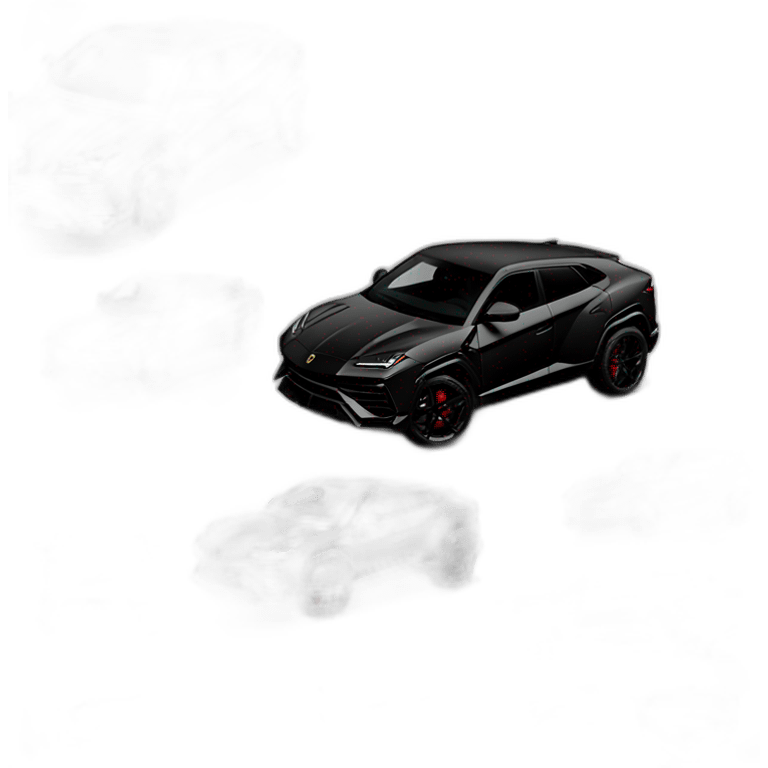 Lamborghini urus noir mat emoji