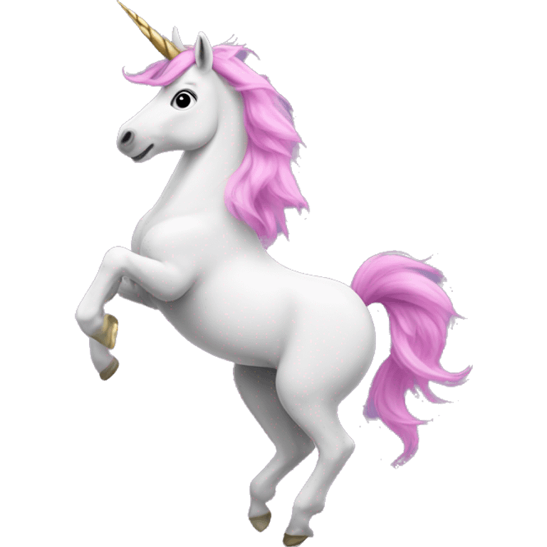 Unicorn dancing emoji