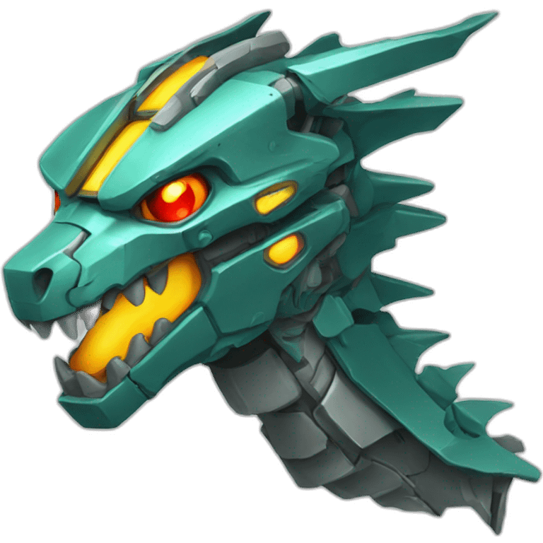 mecha dragon head emoji