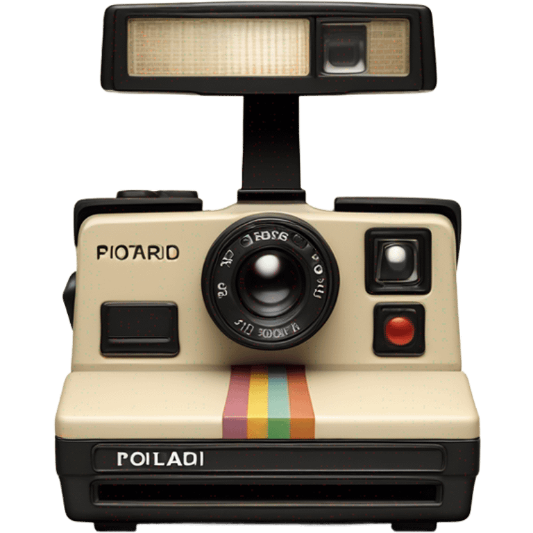 Polaroid camera beiege  emoji