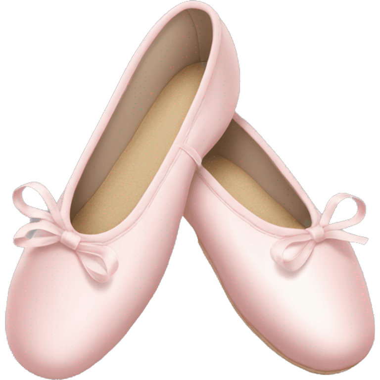 Pale pink ballet shoes emoji