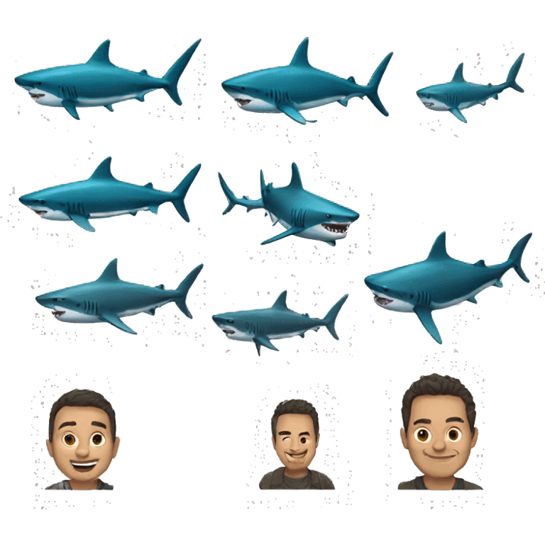 Baykal and sharks  emoji