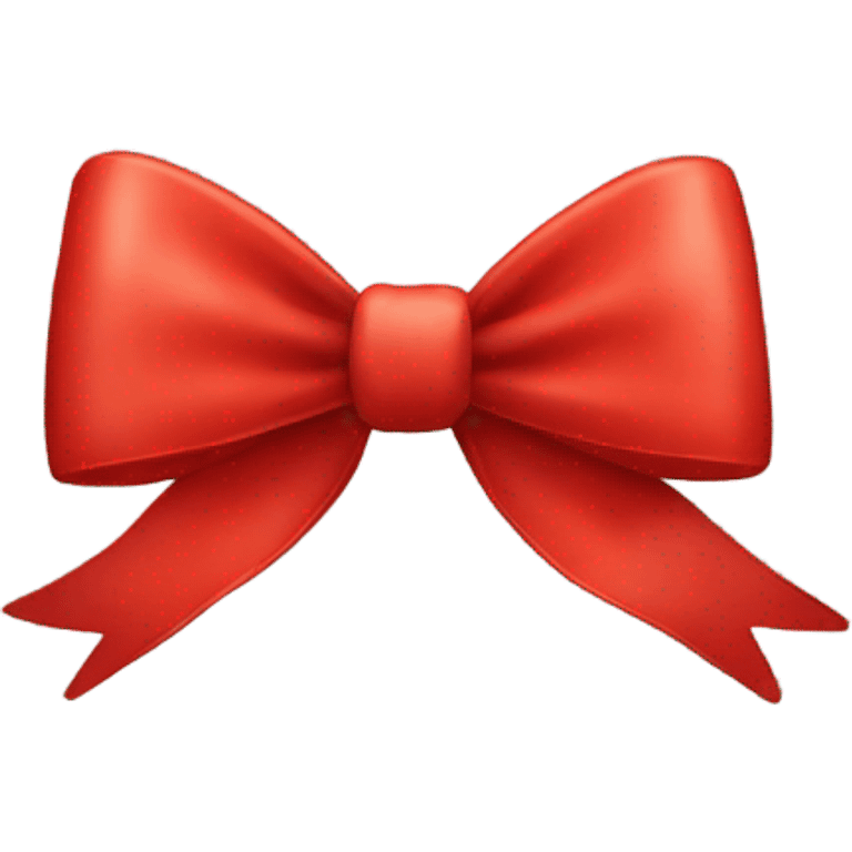 Red bow. Hold butterflies on the bow emoji