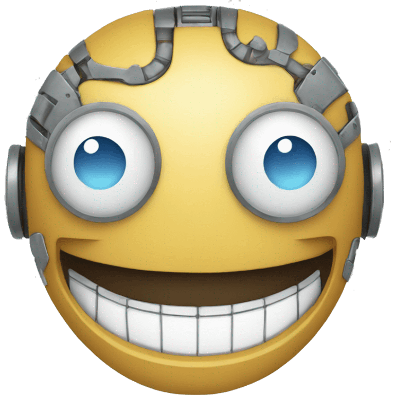 Ai robot smile emoji