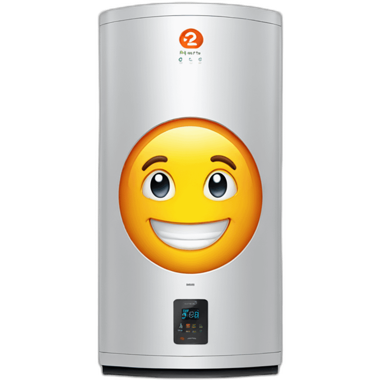 A2w viessmann heat pump with a smile emoji