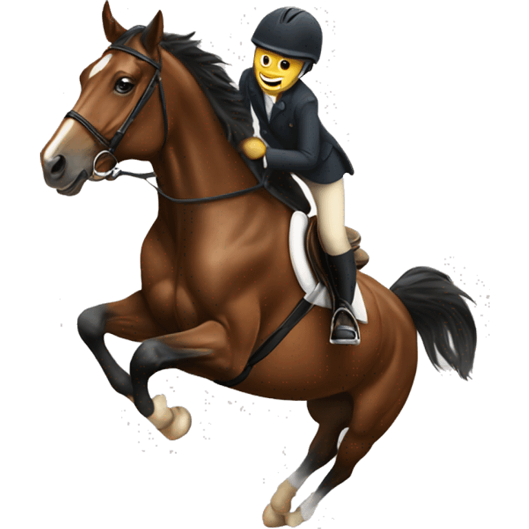 horse jumping emoji