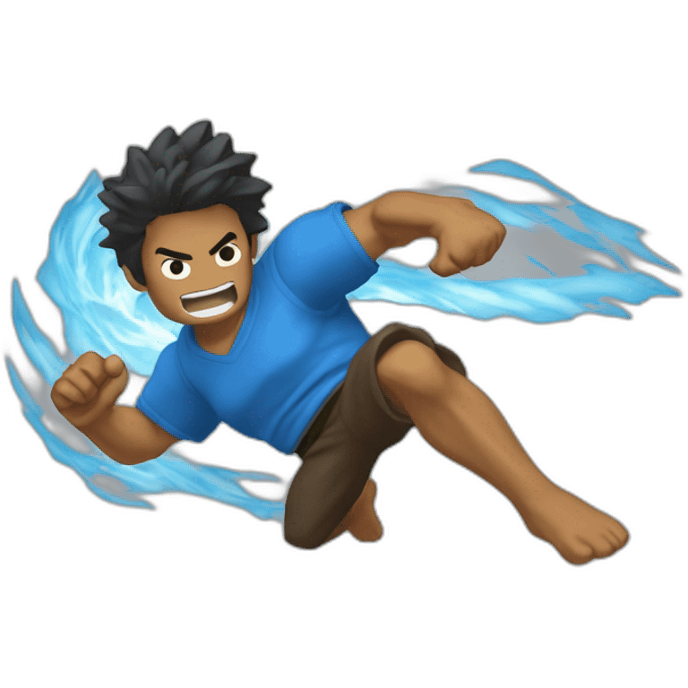 kamehameha wave blue hadouken emoji