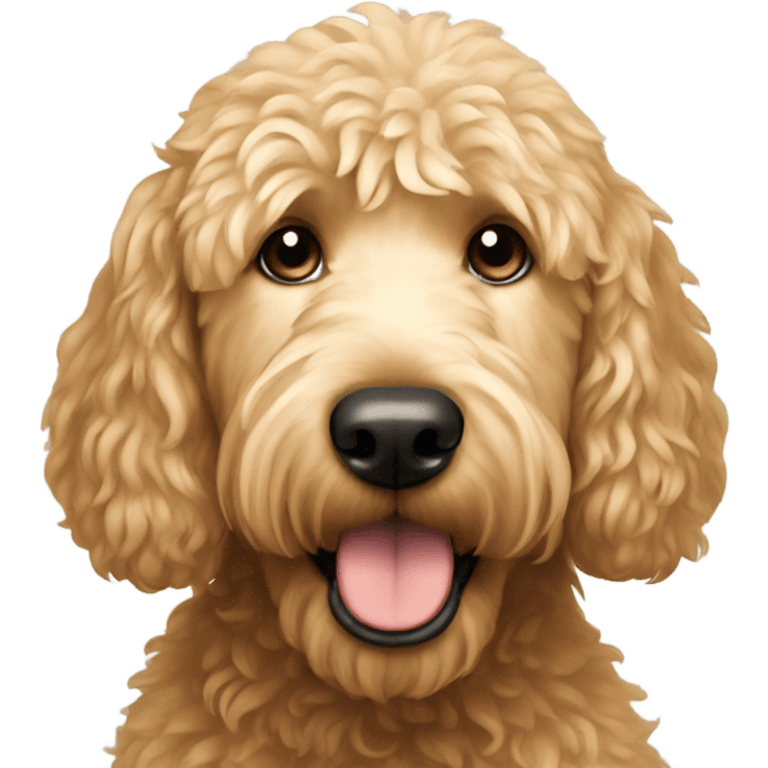 Golden doodle emoji