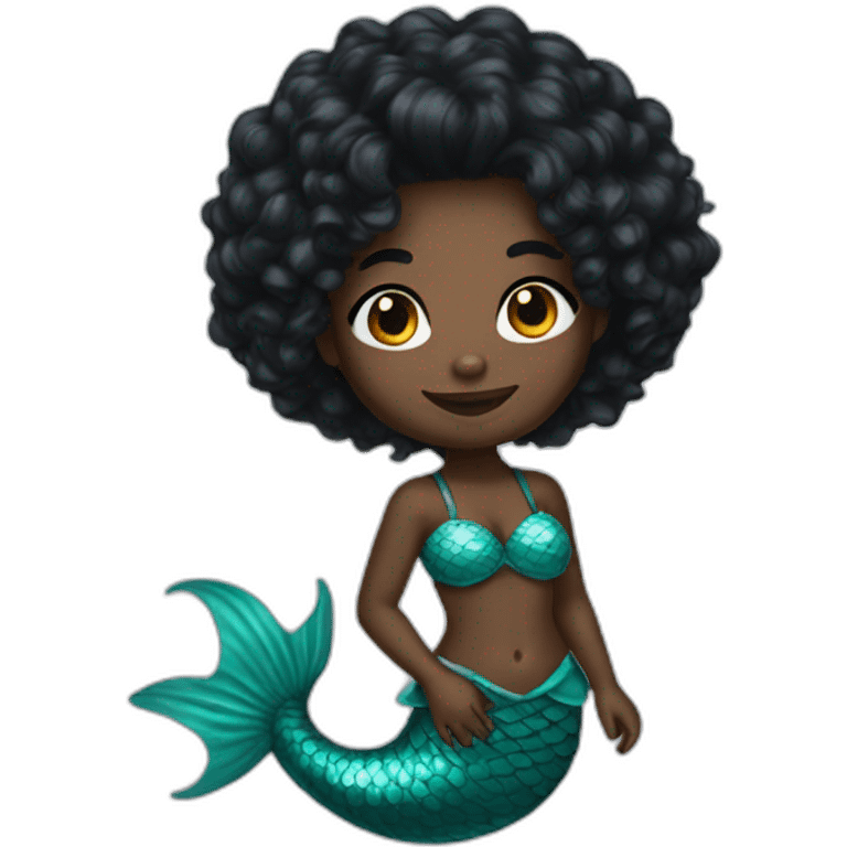 Blakc Mermaid emoji