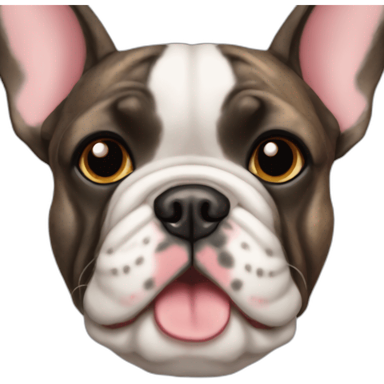 brindle french bulldog emoji