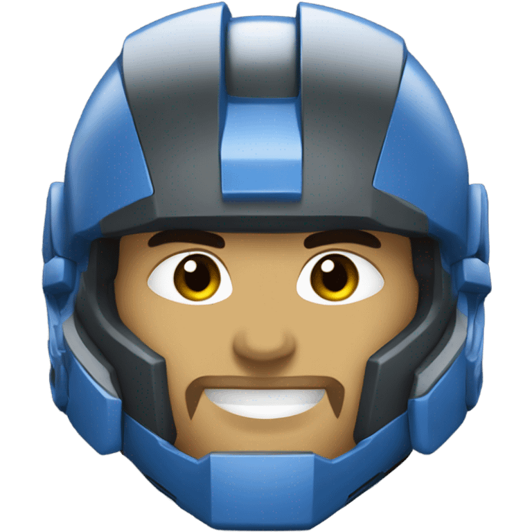 Blue Mark V Spartan Halo series emoji