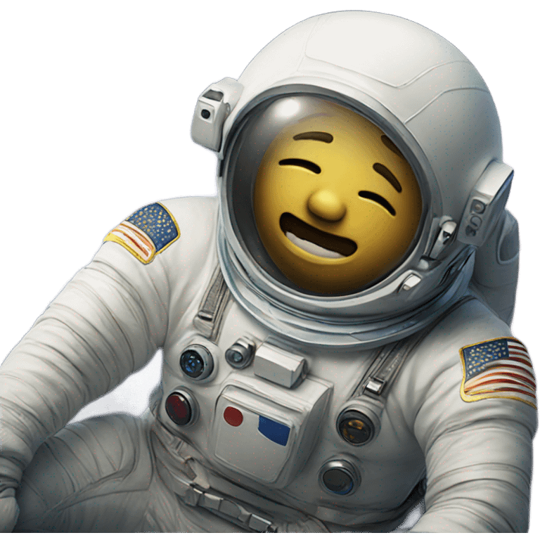 emoji astronaut crying emoji