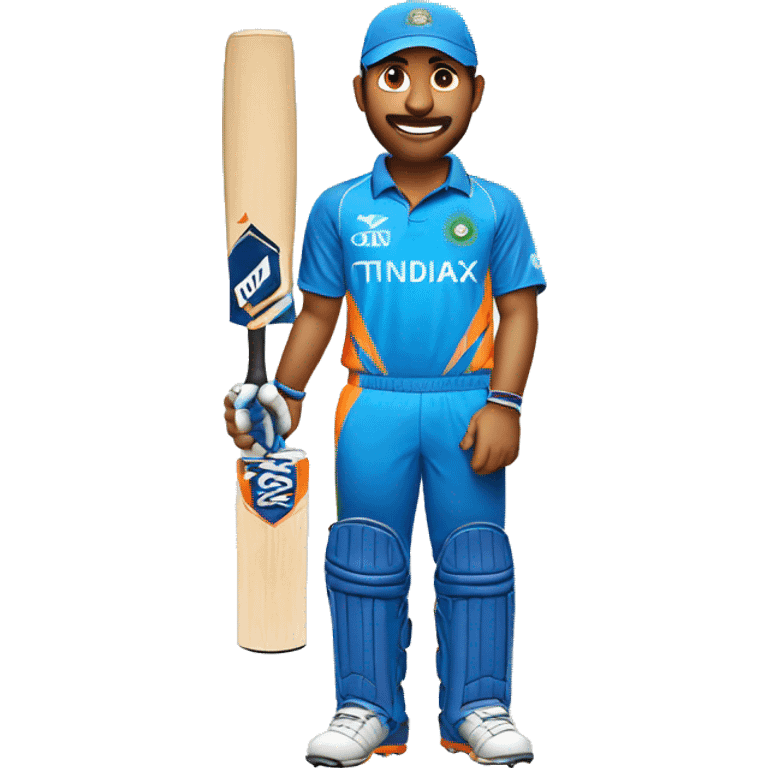 india in cricket jersey emoji