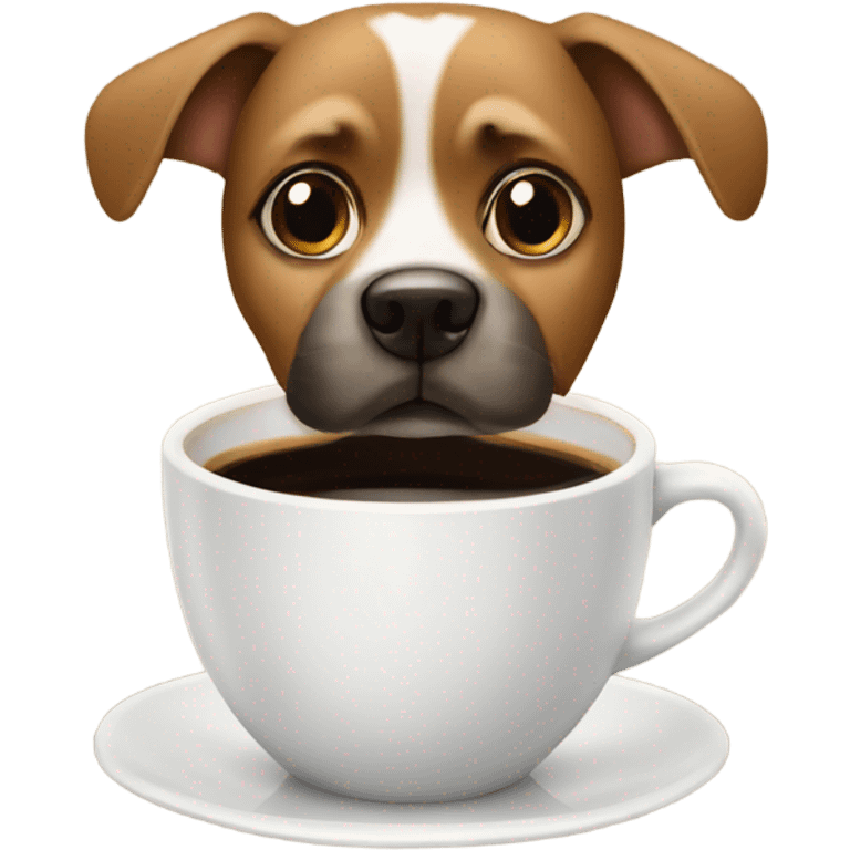 Dog and espresso  emoji