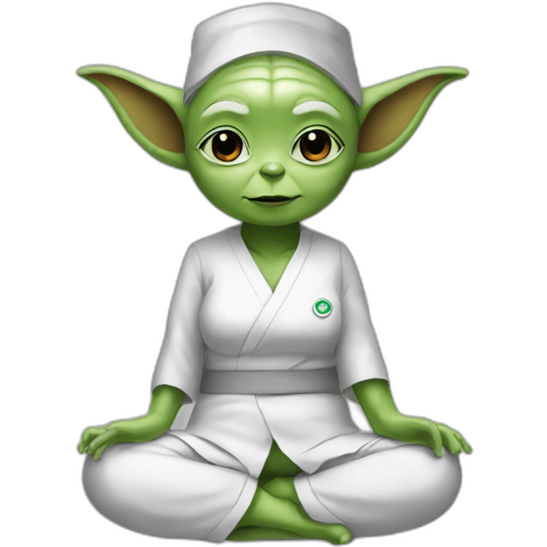 Yoda nurse sirsasana emoji