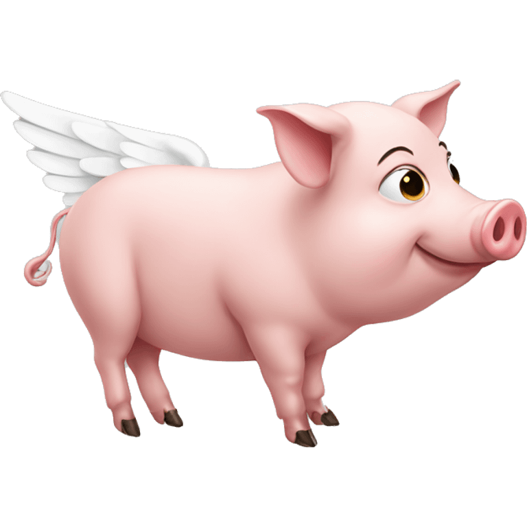 pig with wing  emoji