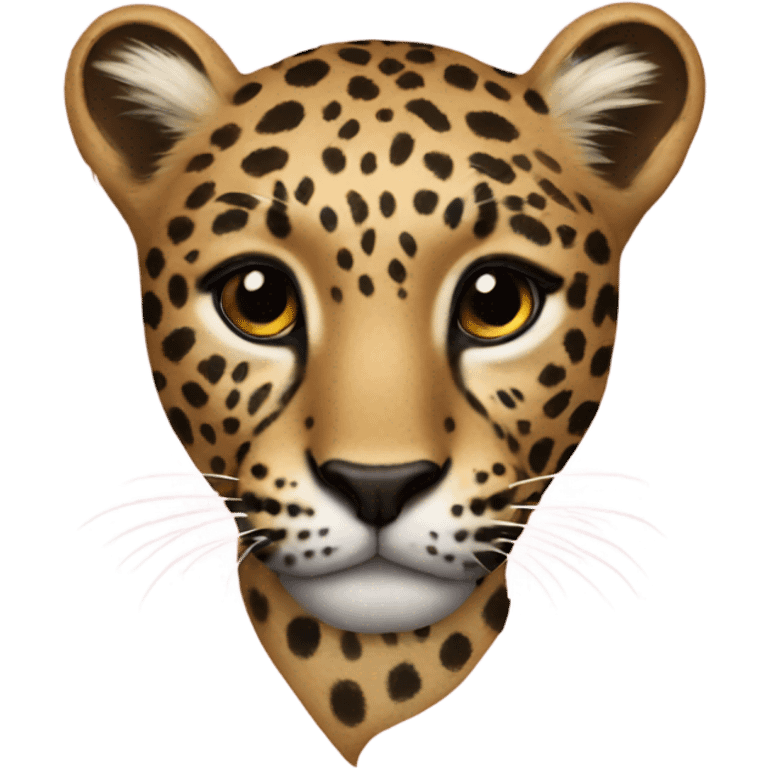 Leopard heart  emoji