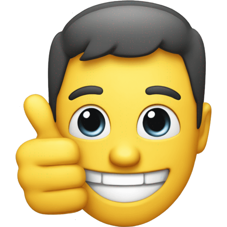 Smiling face with a thumbs up  emoji