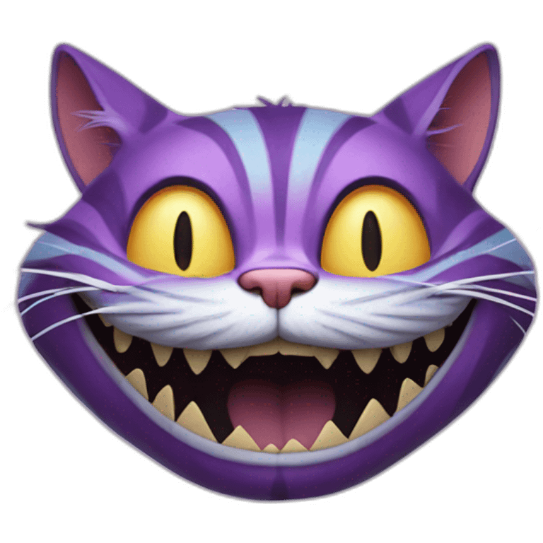 cheshire cat, disappearing emoji