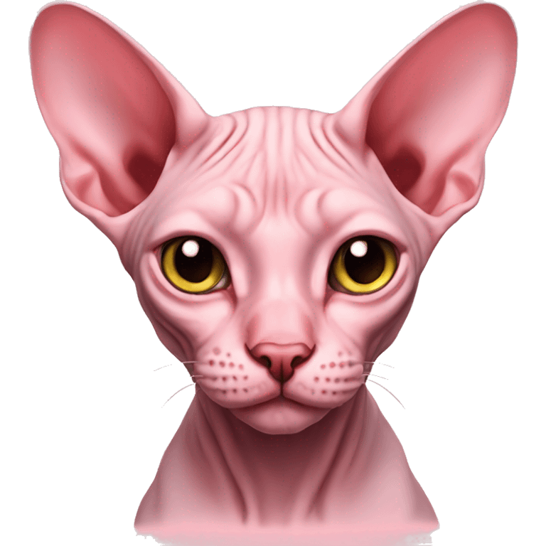 sphynx cat pink cute boy emoji